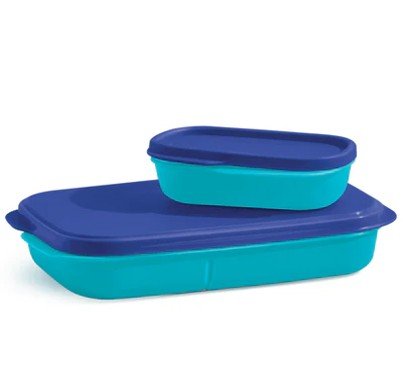 Slim lunch Celeste/azul y Verde