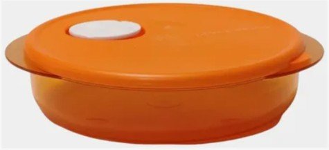 Cristalware redondo sin divisiones Naranja