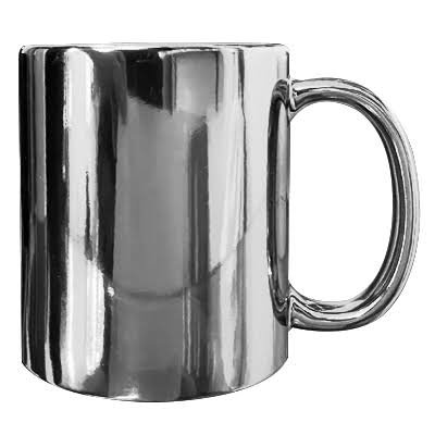 MUG ESPEJO PLATEADO