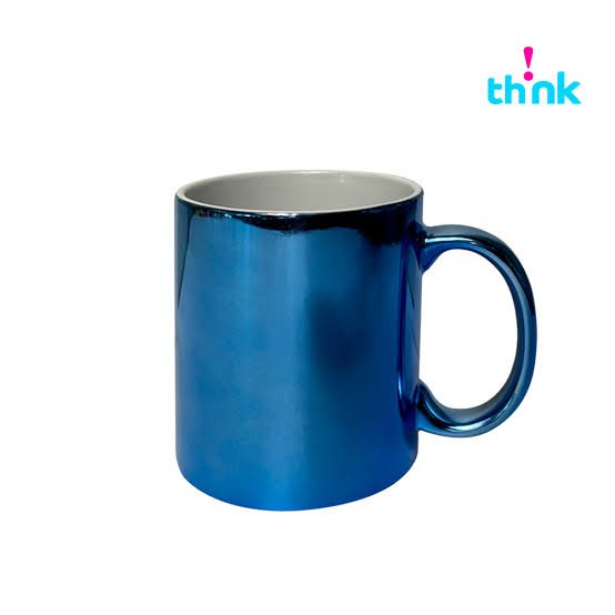 MUG ESPEJO AZUL