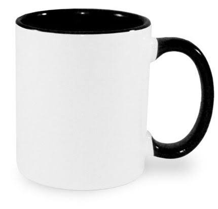MINI MUG COLOR INTERNO NEGRO