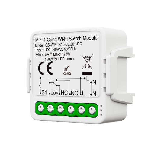 Módulo Interruptor Inteligente TUYA  WiFi | Contacto Seco – 100-240V AC