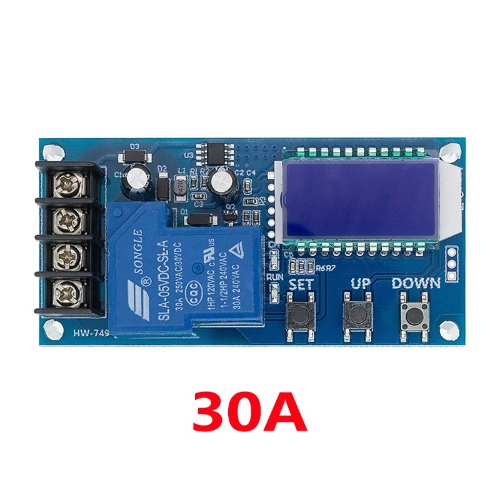 Controlador de Carga Solar 30A | 6–60V | 12V / 24V / 36V / 48V | Plomo-Ácido