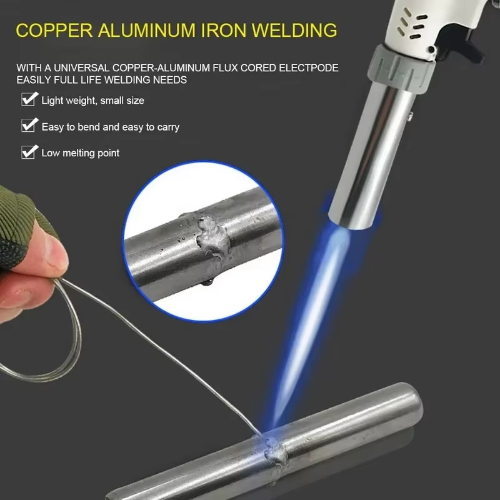 Varilla de Soldadura para Aluminio | Baja Temperatura | Sin Polvo Fundente