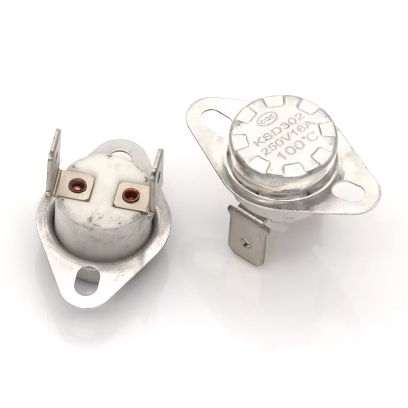 bimetálico 110°C – Interruptor térmico NC (250 16A)