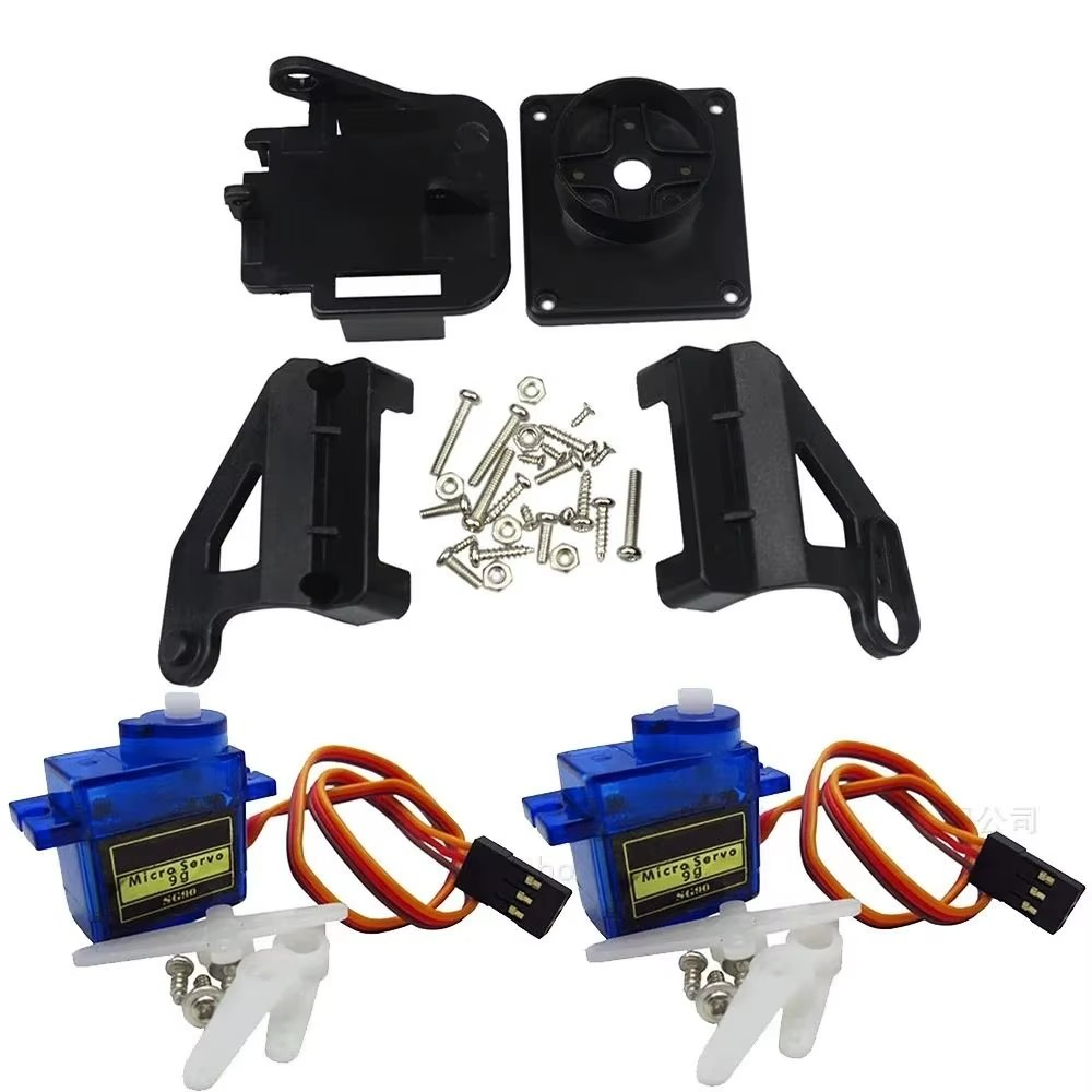 Soporte PTZ con 2 Servos Pan & Tilt para Arduino