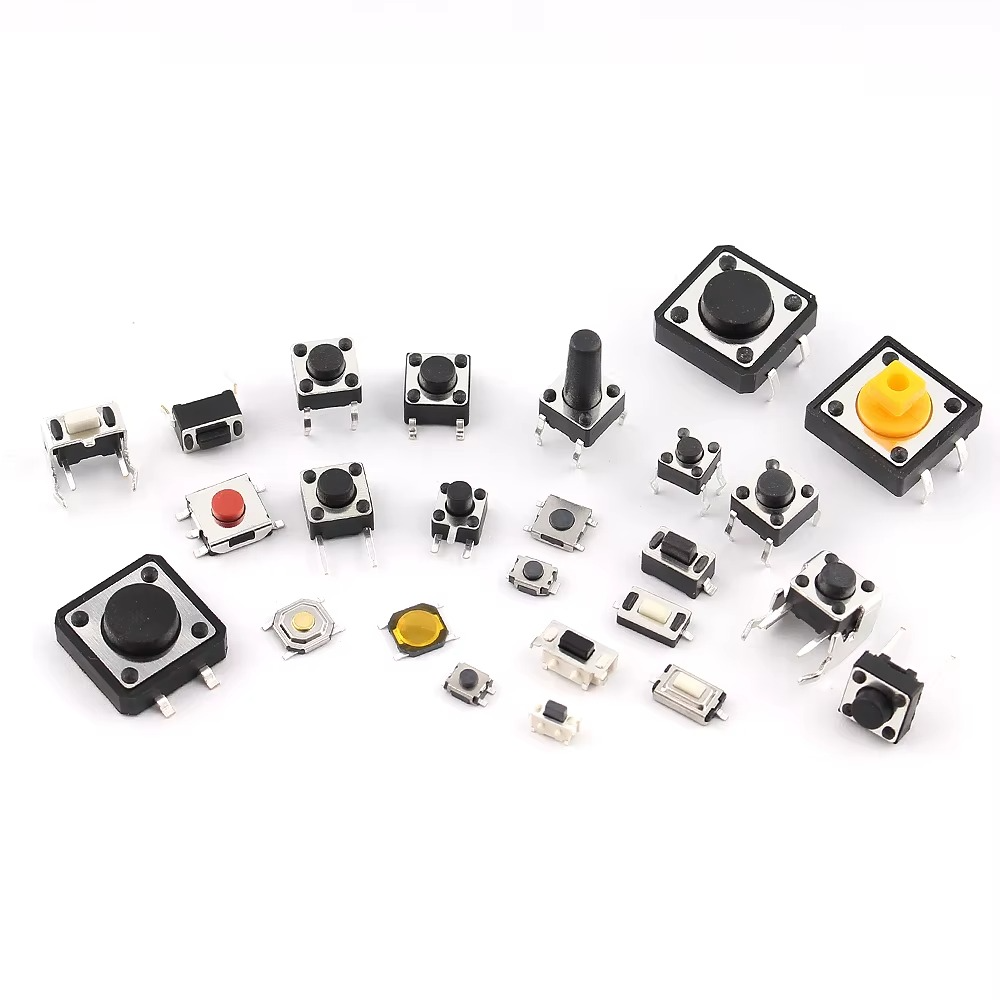 Interruptores táctil microbotón SMD/DIP
