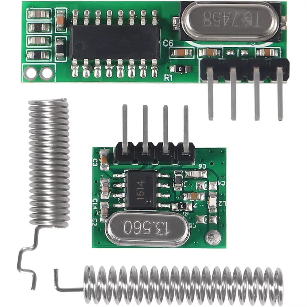 Kit RF 433MHz Transmisor + Receptor con Antena | Ideal Arduino y Proyectos DIY