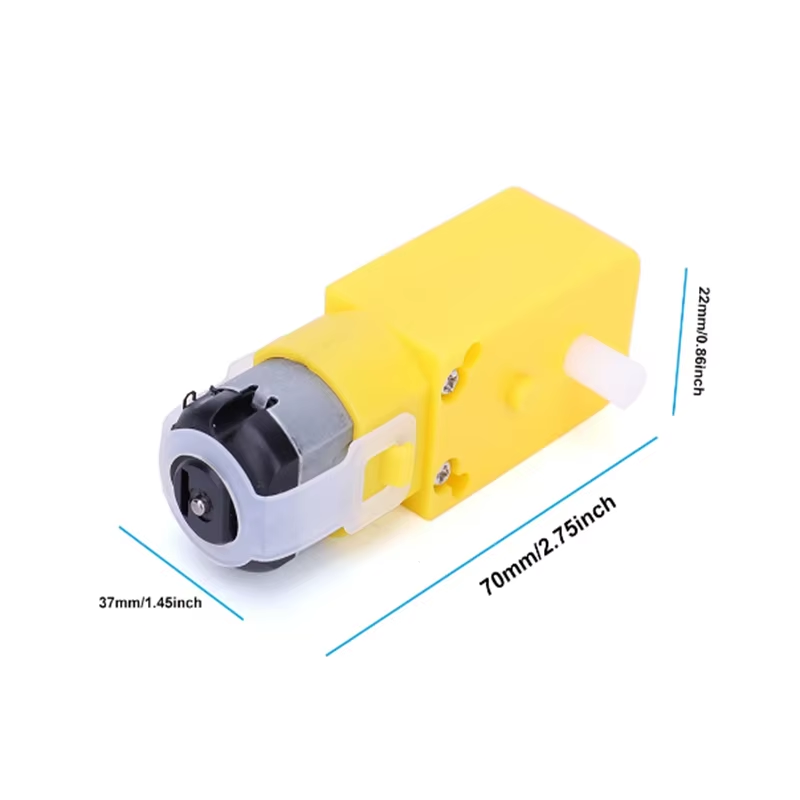 Motor TT Doble Eje DC 3V-12V para Robot Carro Inteligente