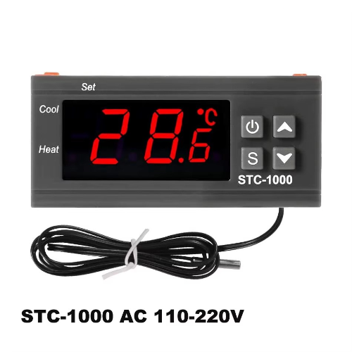 Controlador de Temperatura STC-1000 | Termostato Digital | Calor y Frío 120–220V