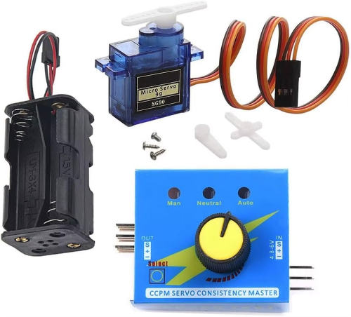 Kit Servo RC 9g 180° + Controlador | Robótica y Proyectos DIY