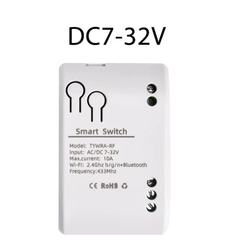 Relé Inteligente WiFi 1 Canal | Smart Life | RF | Automatización DIY 7-32V DCV
