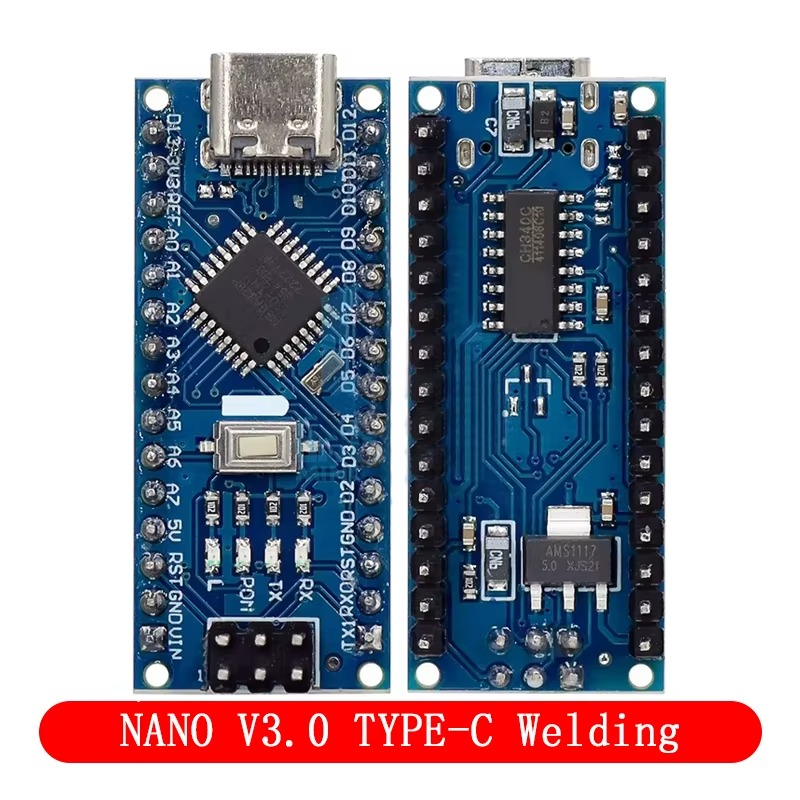 Arduino Nano 3.0 Mini USB Tipo-C ATmega328P 16MHz (CH340)