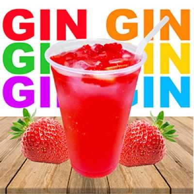 Copão de Gin Morango