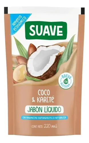 Jabon para Manos SUAVE 220 ml.