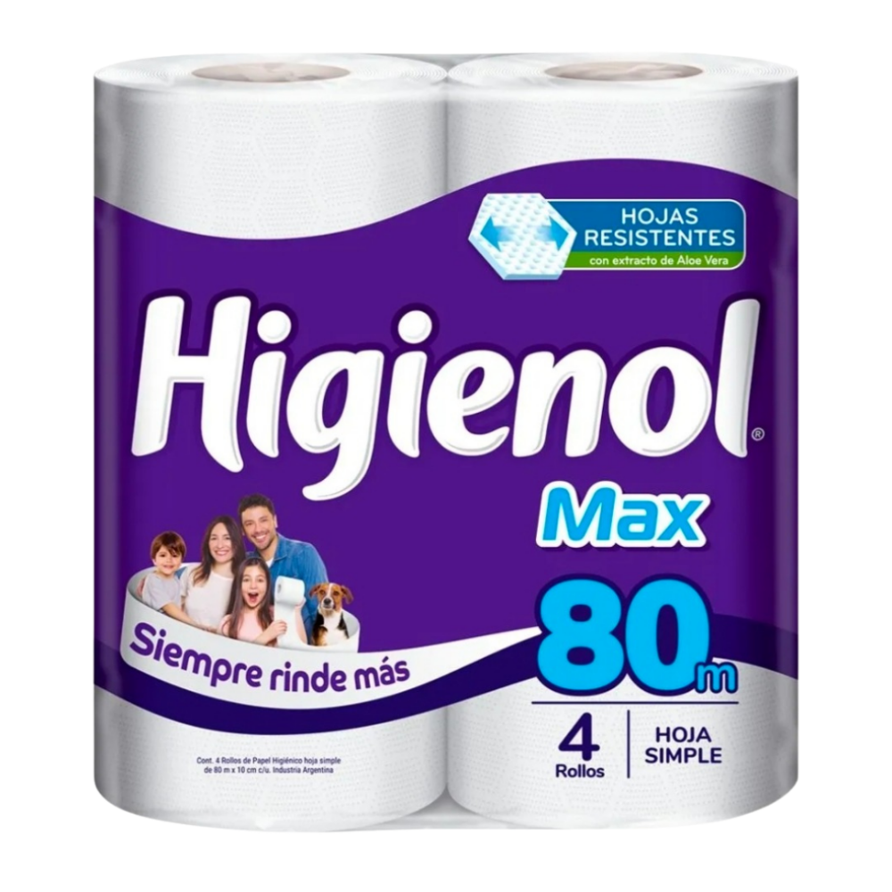 Higienol MAX 80 - Papel Higienico