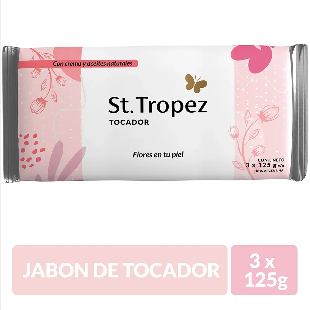Jabon Tocador x 3u - ST TROPEZ