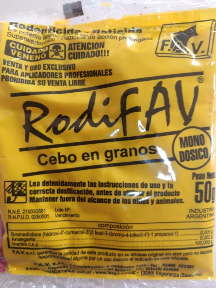 Raticida Rodifav Veneno