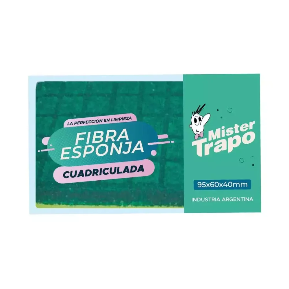 Esponja MR. TRAPO Cuadriculada