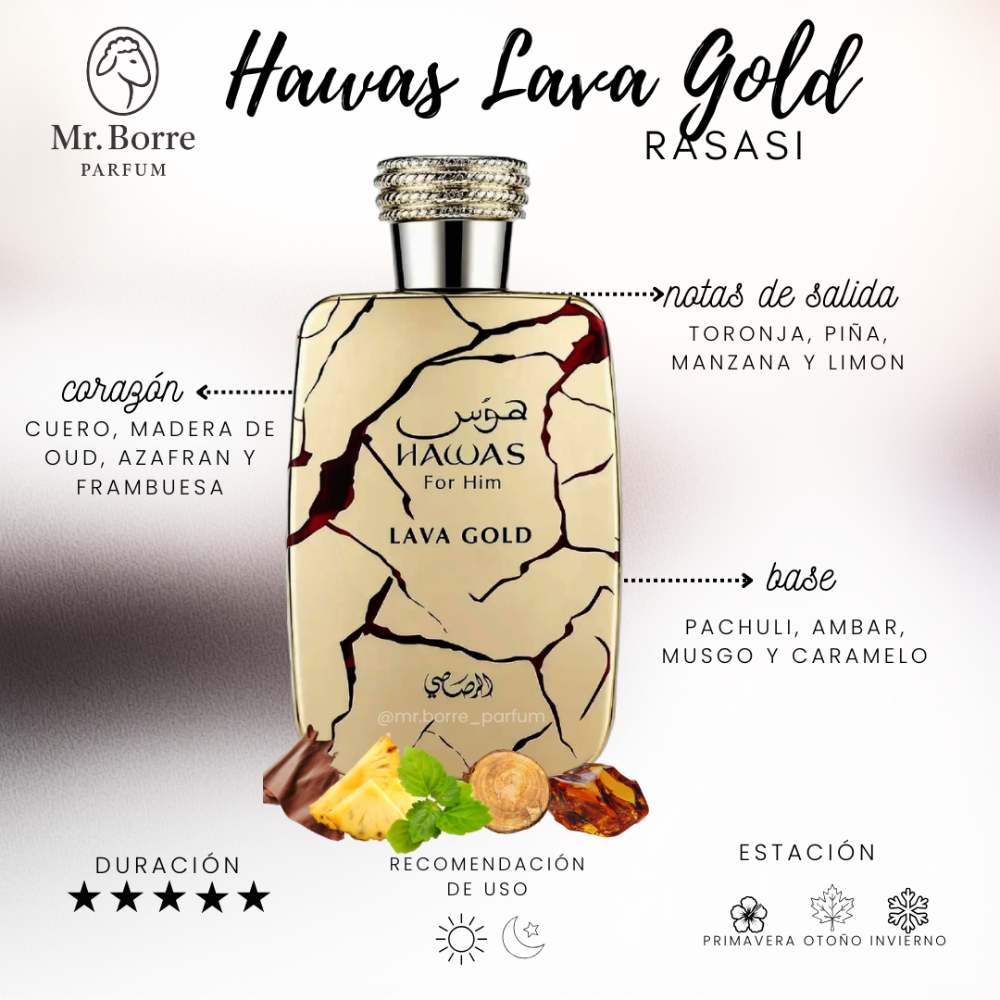 Rasasi Hawas Lava Gold