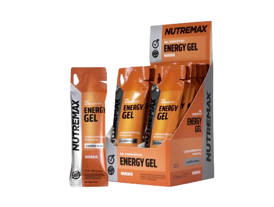 Energy Gel con Cafeina Naranja (Sobres) (Nutremax)