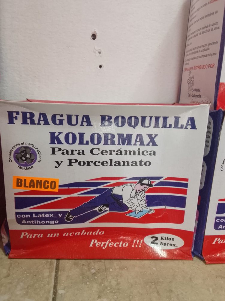 Fragua blanca x 2 kilos kolormax