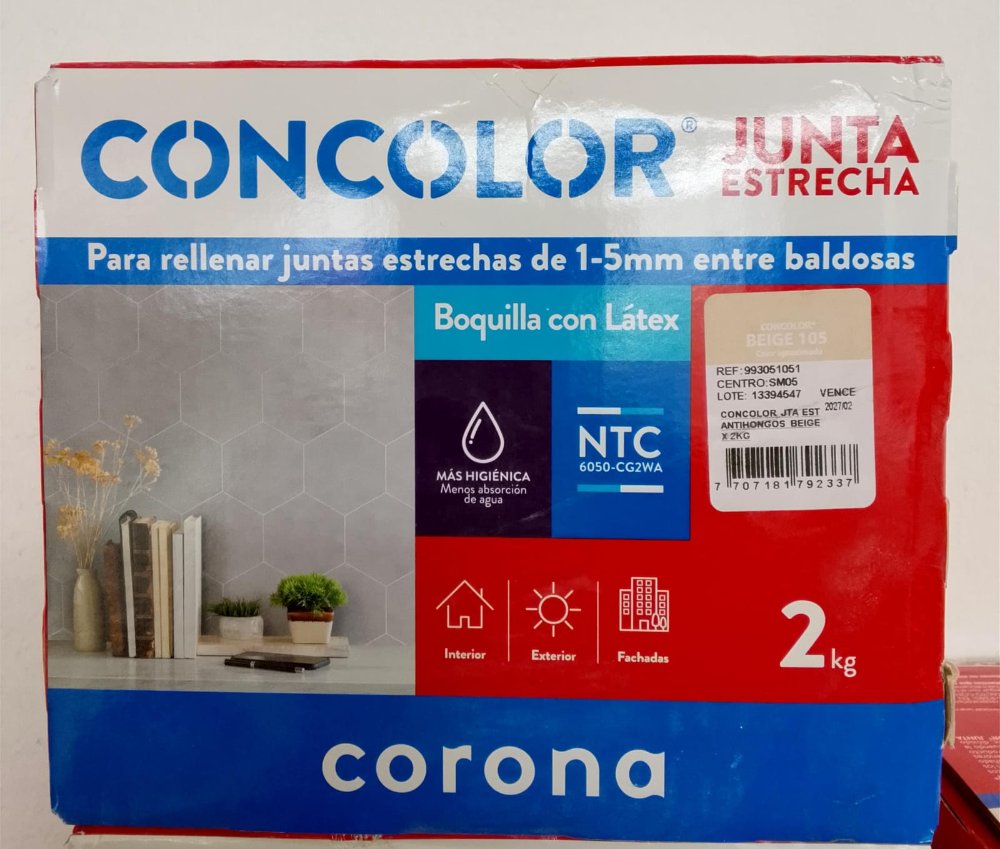 Fragua beige corona x2 kilos