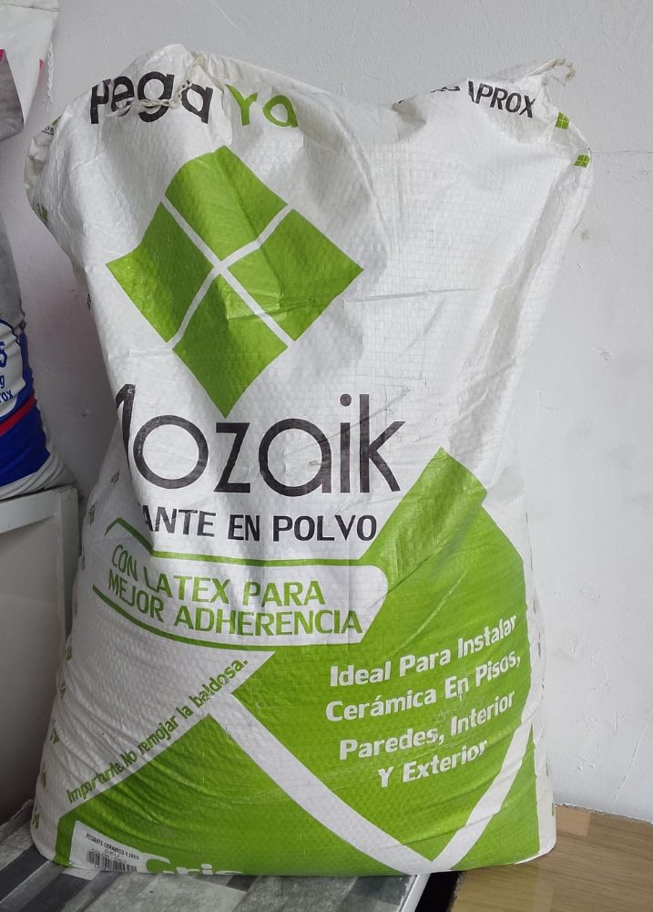 Pegante ceramico mozaik x25 kilos