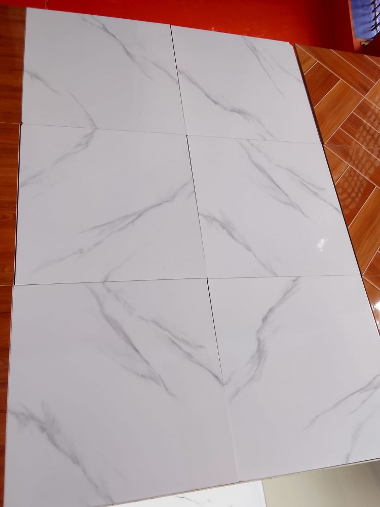 Piso interior 46x46 blanco carrara rectificado