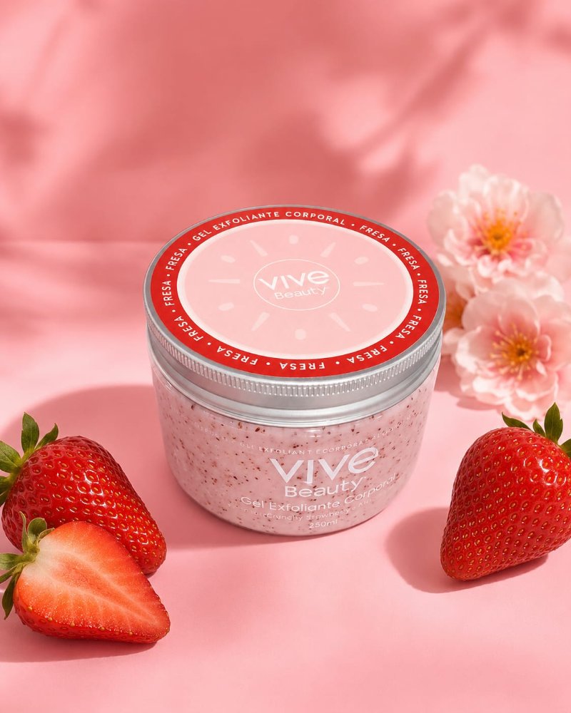 Gel Exfoliante Corporal Fresa 350ml