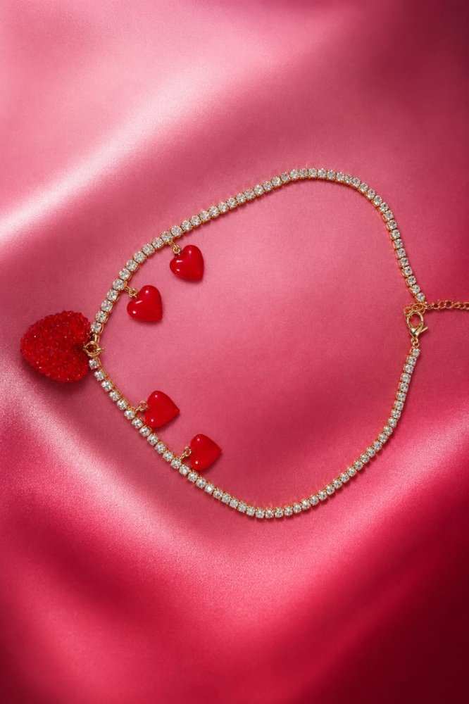 Collar Corazón Rojo