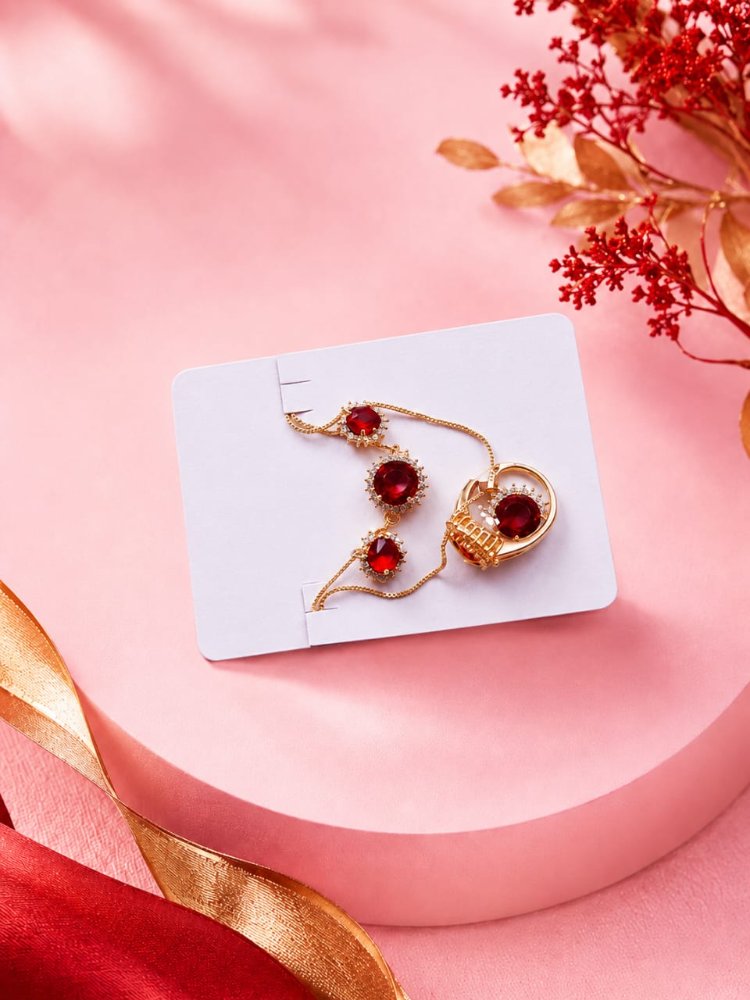 Set Completo Collar+Aretes+Anillo