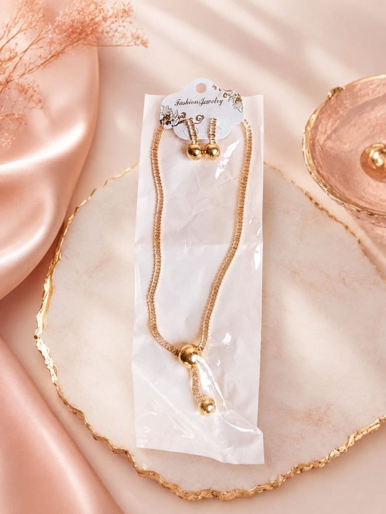Ser De Collar + Aretes Covergold