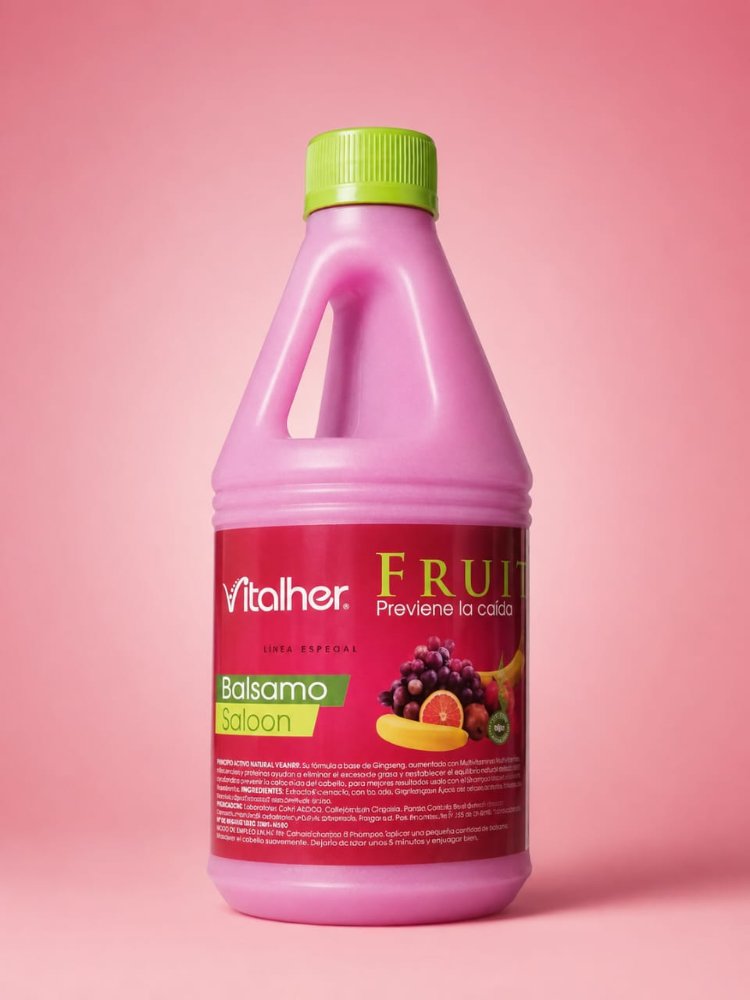 Vitalher Bálsamo Saloon Fruta, Coco, Manzana 1L