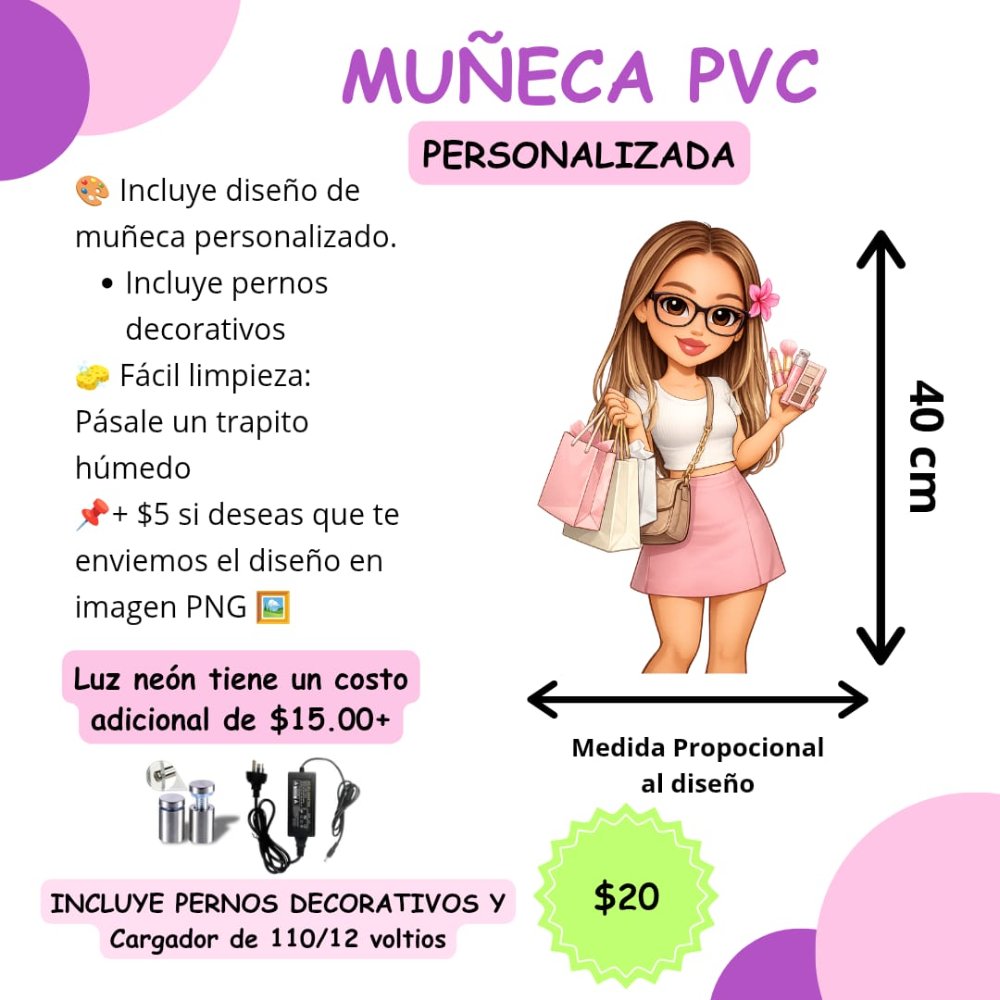 MUÑECA PVC/VINIL 40.CM