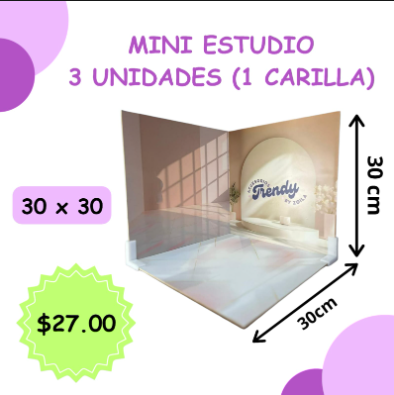 Mini Estudio 30x30_1carilla_3 U