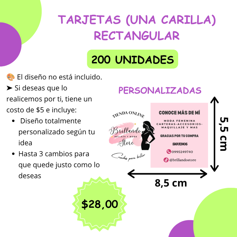 200 tarjetas
