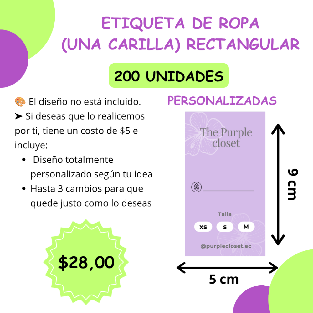 200 etiquetas