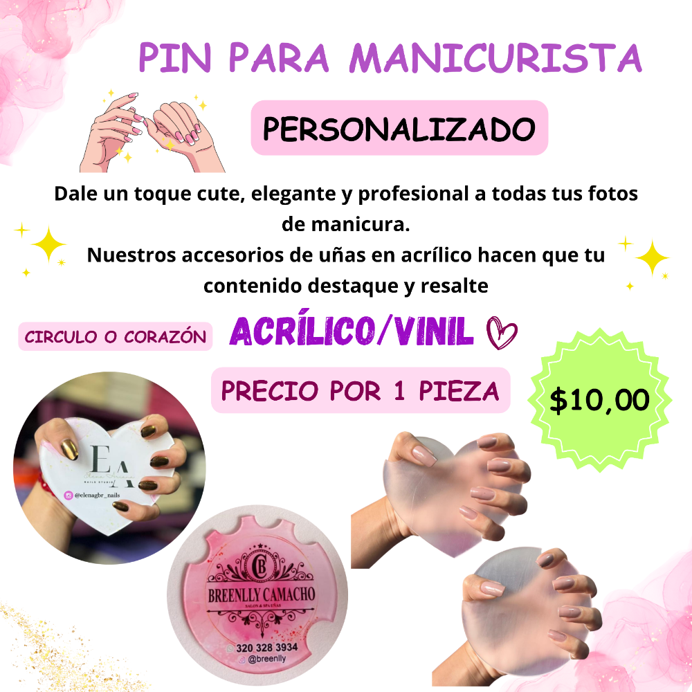 Pin Manicurista (Vinil-1 pieza)