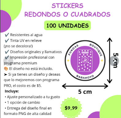 Stickers 5x5 cm_100u