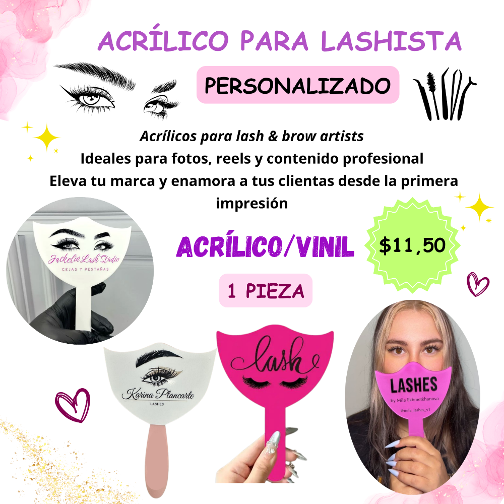 Acrílico para Lashista (A_Vinil)