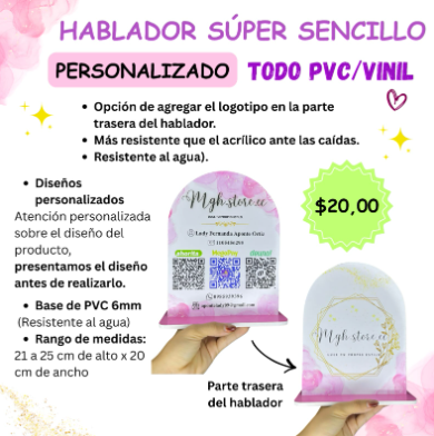 Hablador TODO PVC/VINIL