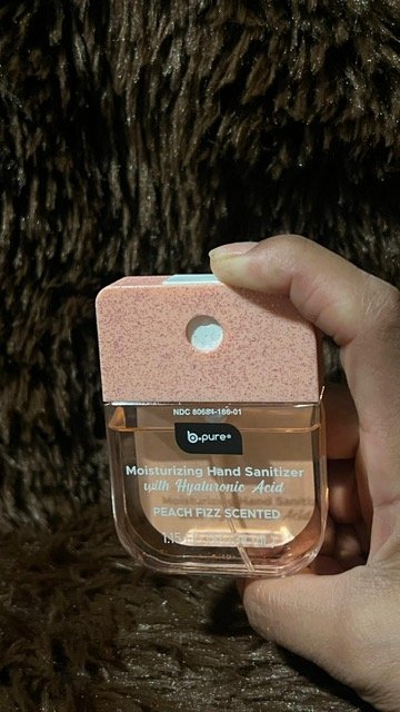 B-Pure Peach fizz scented 1.15oz