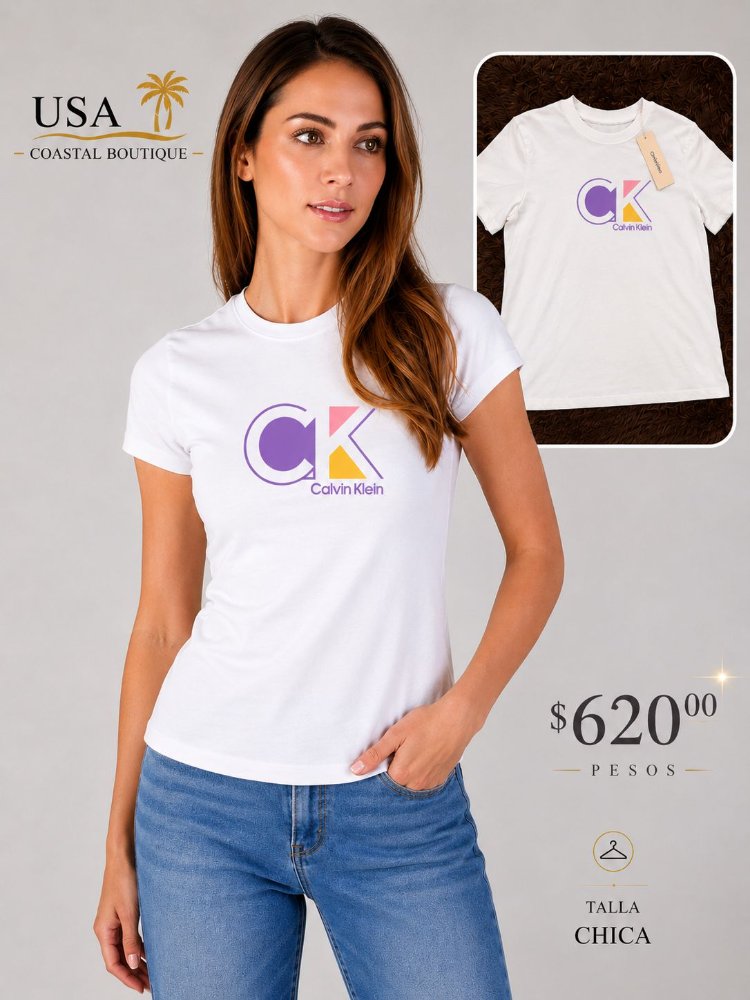 Blusa Ck blanca