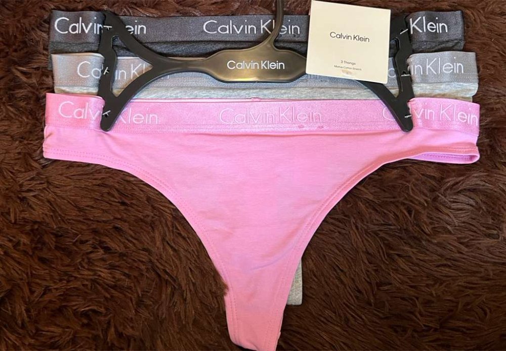 3pk Motive Cotton Thong CK