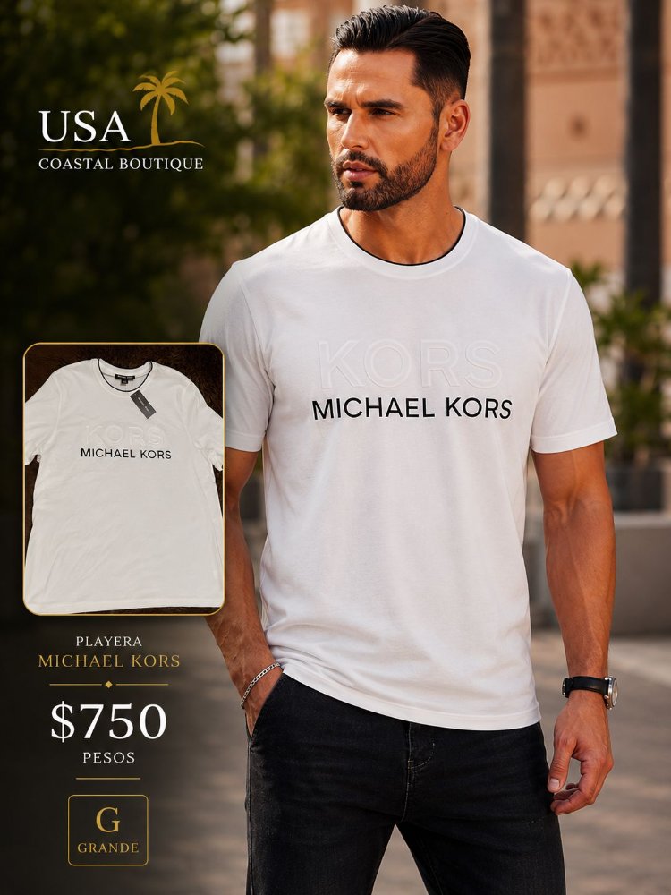 Playera MK blanca