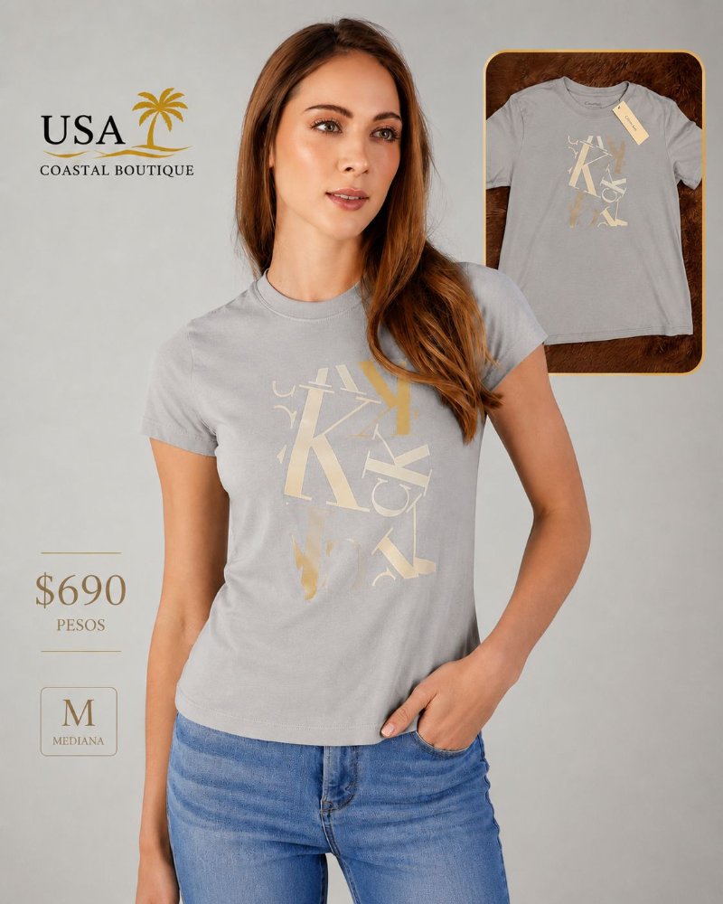 Blusa Ck azul