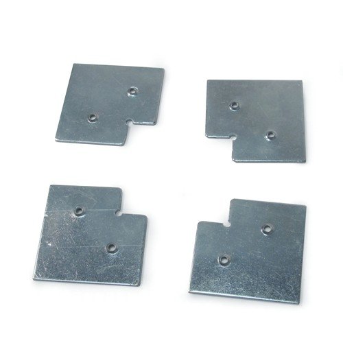 Escuadra con dos tornillos bristol avellan M-4 x 8