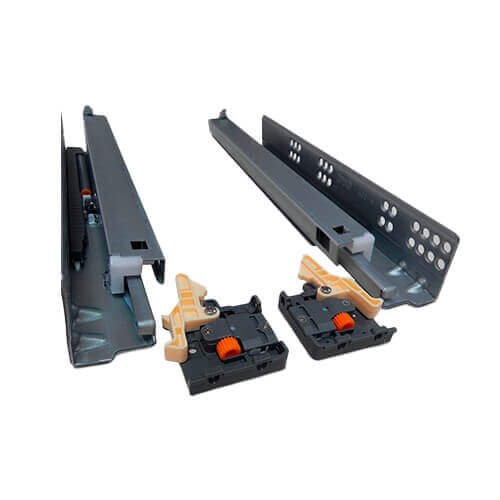 DTC RIEL DE MONTAJE BAJO CIERRE LENTO EXTENSIÓN TOTAL 3D 500MM 35KG