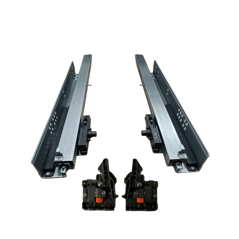 DTC RIEL DE MONTAJE BAJO PUSH OPEN EXTENSIÓN TOTAL 3D 400MM 35KG